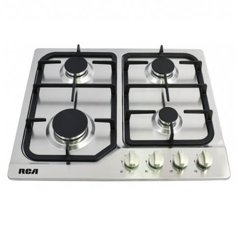 RCA - Encimera a Gas 4 Quemadores | Acero Inoxidable