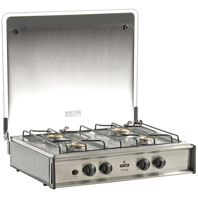 Ecoline - Cocineta Florencia Inox 4 Quemadores