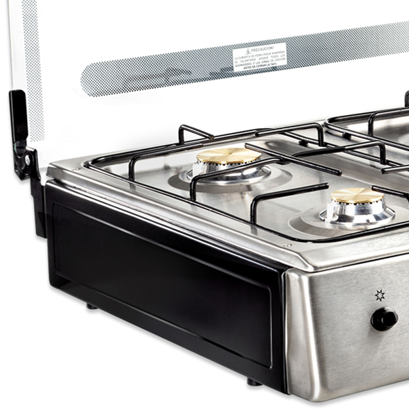 Ecoline - Cocineta Florencia Inox 4 Quemadores