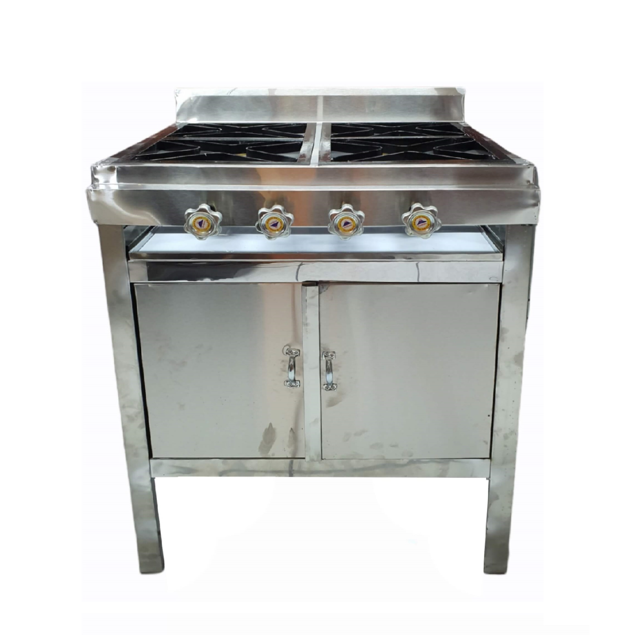 Cocina Industrial con Mueble | 4 Quemadores