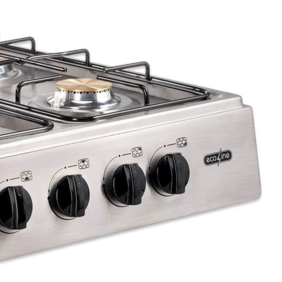 Ecoline - Cocineta Ragazza Inox 6 Quemadores