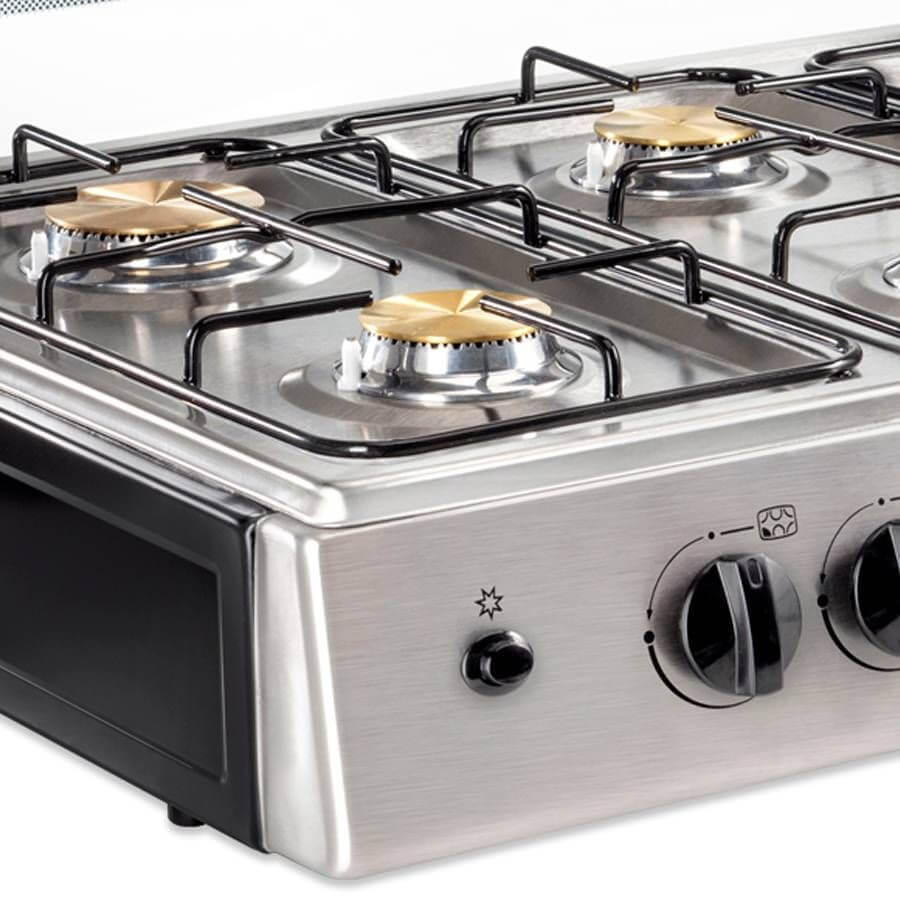 Ecoline - Cocineta Ragazza Inox 6 Quemadores