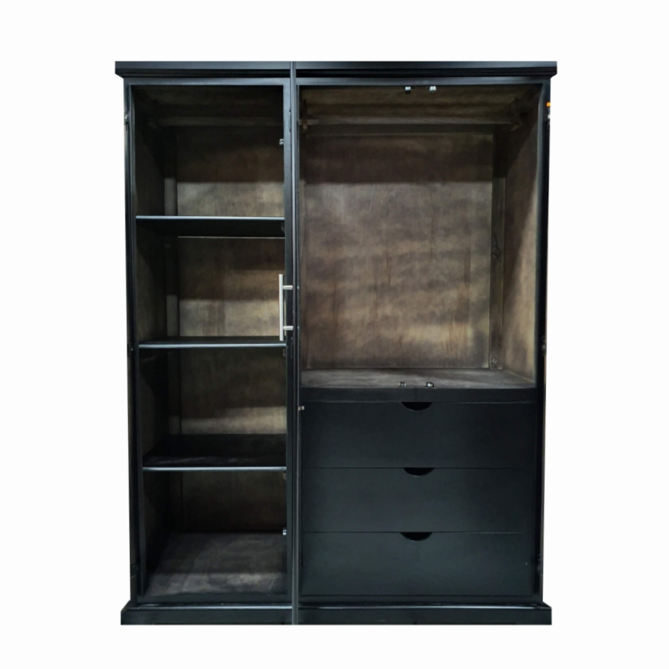 Ropero Puertas Largas | Negro