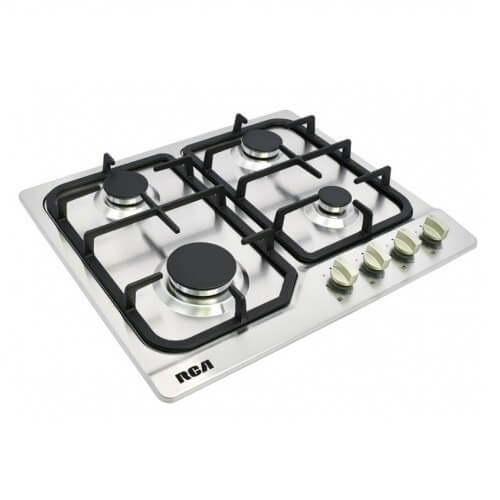 RCA - Encimera a Gas 4 Quemadores | Acero Inoxidable