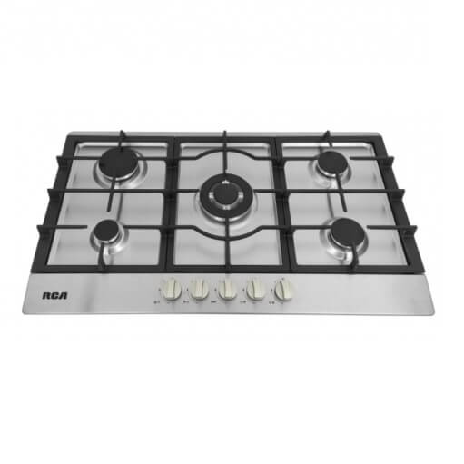 RCA - Encimera a Gas 5 Quemadores | Acero Inoxidable